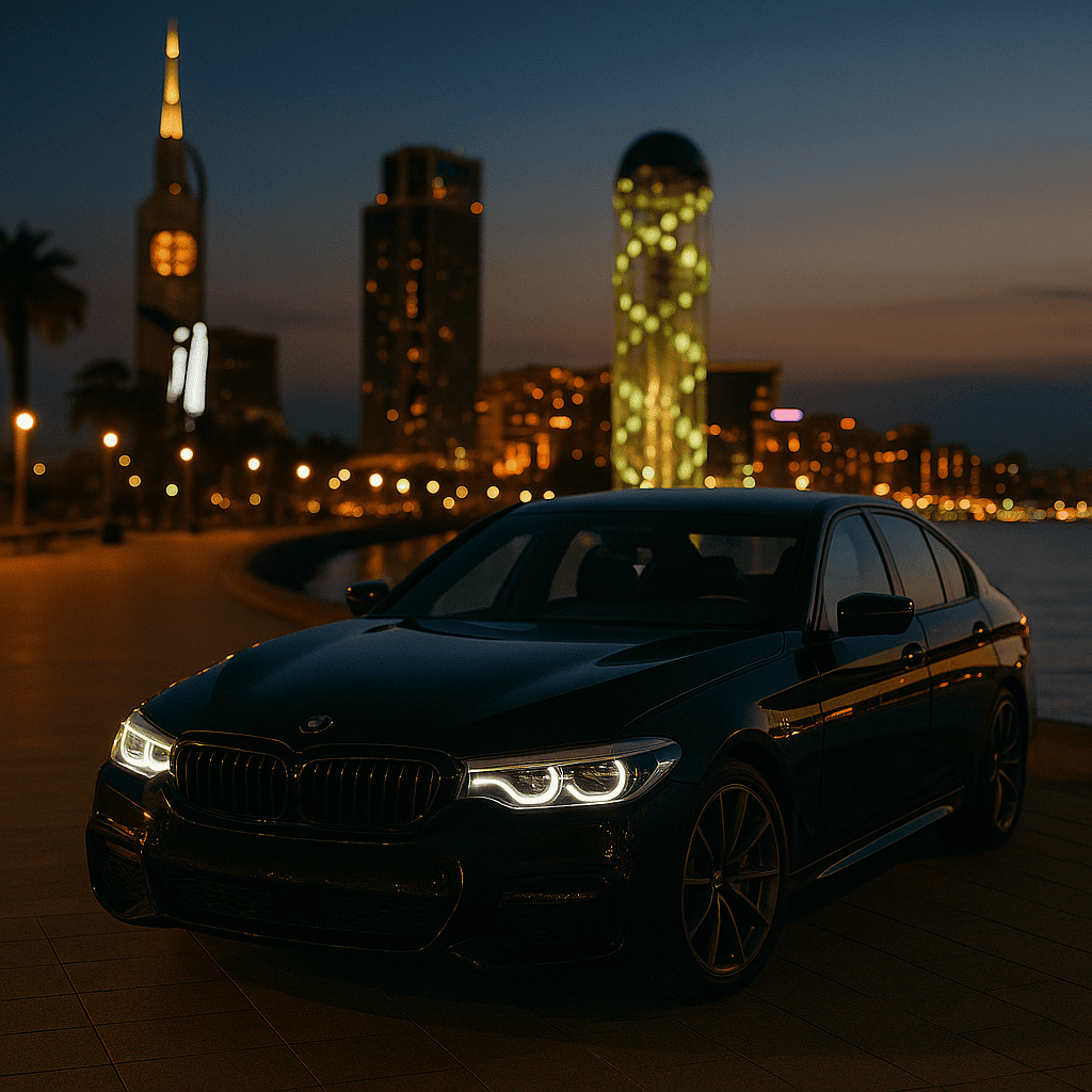 BMW G30 черная