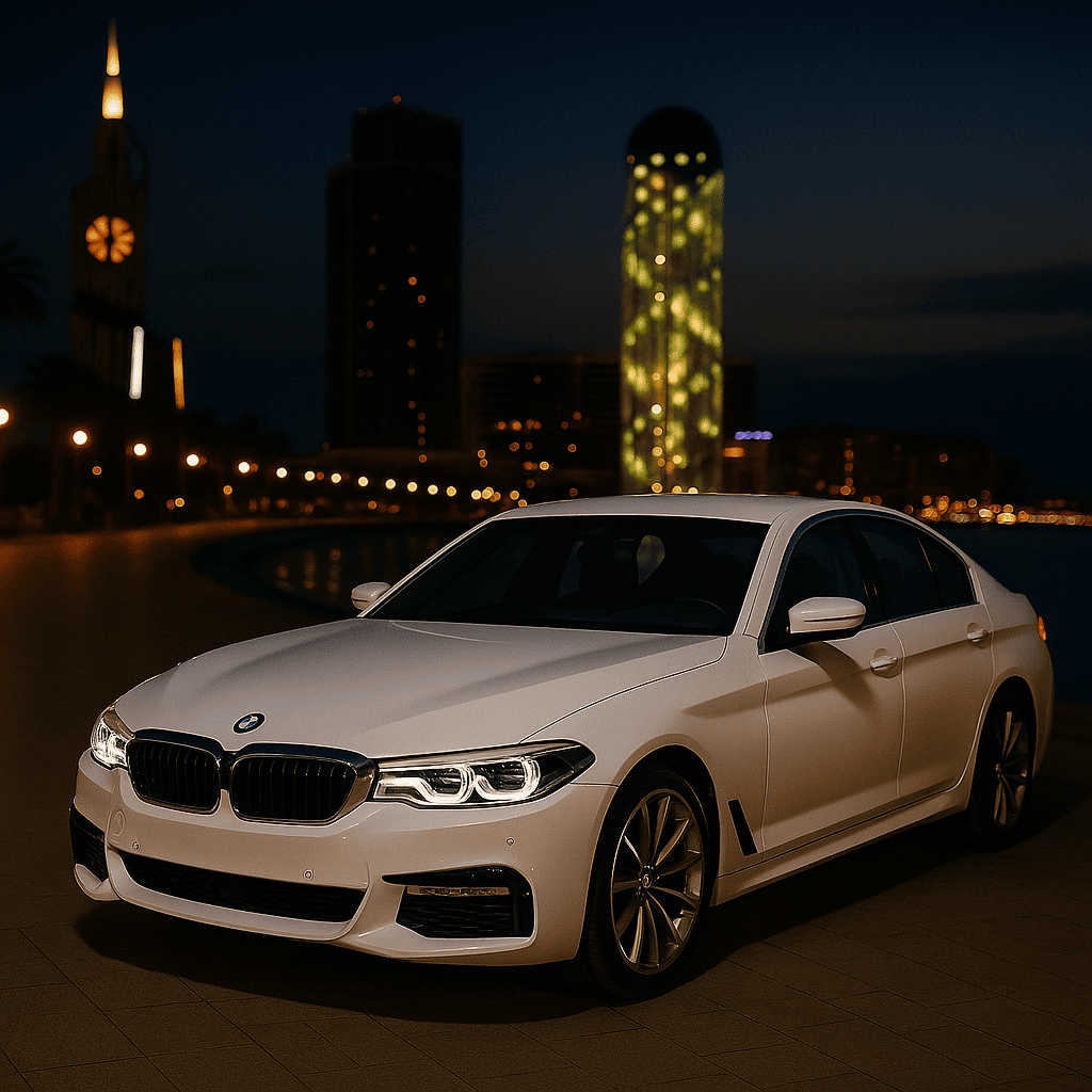 BMW G30 белая